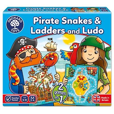Orchard Toys Pirate Snakes & Ladders and Ludo Game - McGreevy's Toys Direct