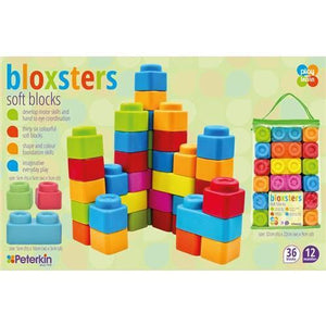 Play & Learn Bloxsters Soft Blocks - McGreevy's Toys Direct