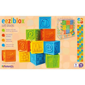 Play & Learn Eeziblox Soft Blocks - McGreevy's Toys Direct