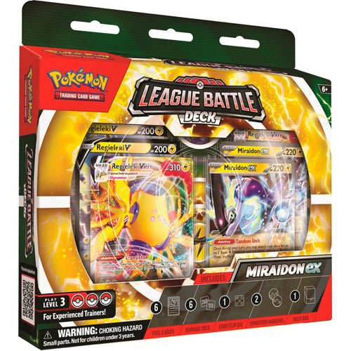 Pokemon TCG: League Battle Deck - Miraidon Ex - McGreevy's Toys Direct