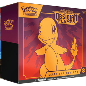 Pokémon TCG: Scarlet & Violet—Obsidian Flames Elite Trainer Box - McGreevy's Toys Direct