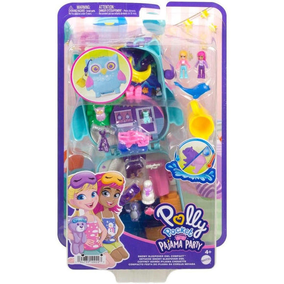 Polly Pocket Snowy Sleepover Owl Compact - McGreevy's Toys Direct