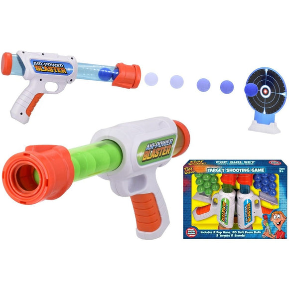 Pop Gun Set - Target Shooting Game - McGreevy's Toys Direct