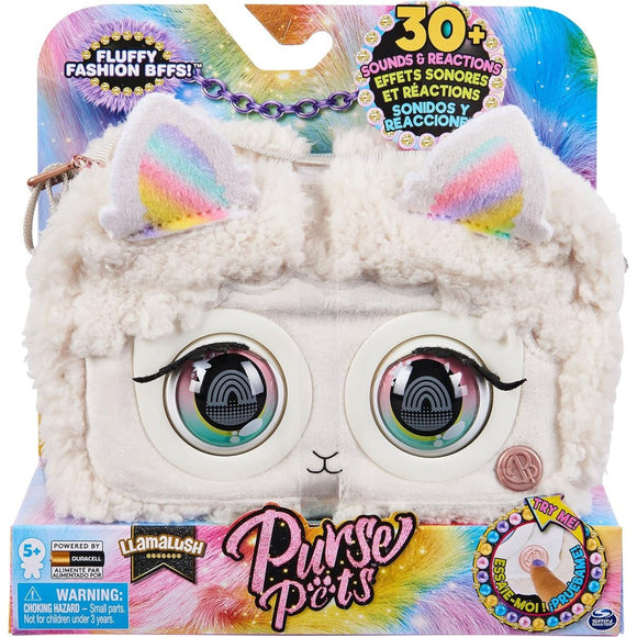 Purse Pets Fluffy Fashion - LllamaLush - McGreevy's Toys Direct