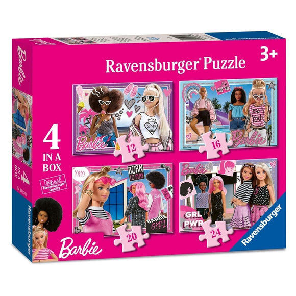 Ravensburger Barbie 4-in-a-box Puzzles - McGreevy's Toys Direct