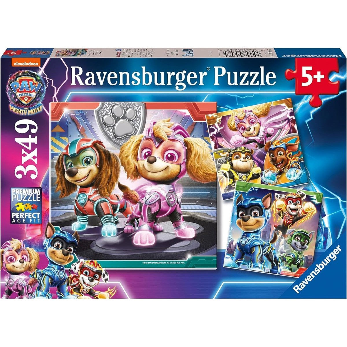 Ravensburger Puzzle - Miraculous - Ladybug und Cat Noir - 3 x 49