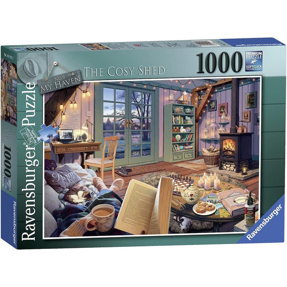Ravensburger The Cosy Shed 1000 piece Puzzle - McGreevy's Toys Direct