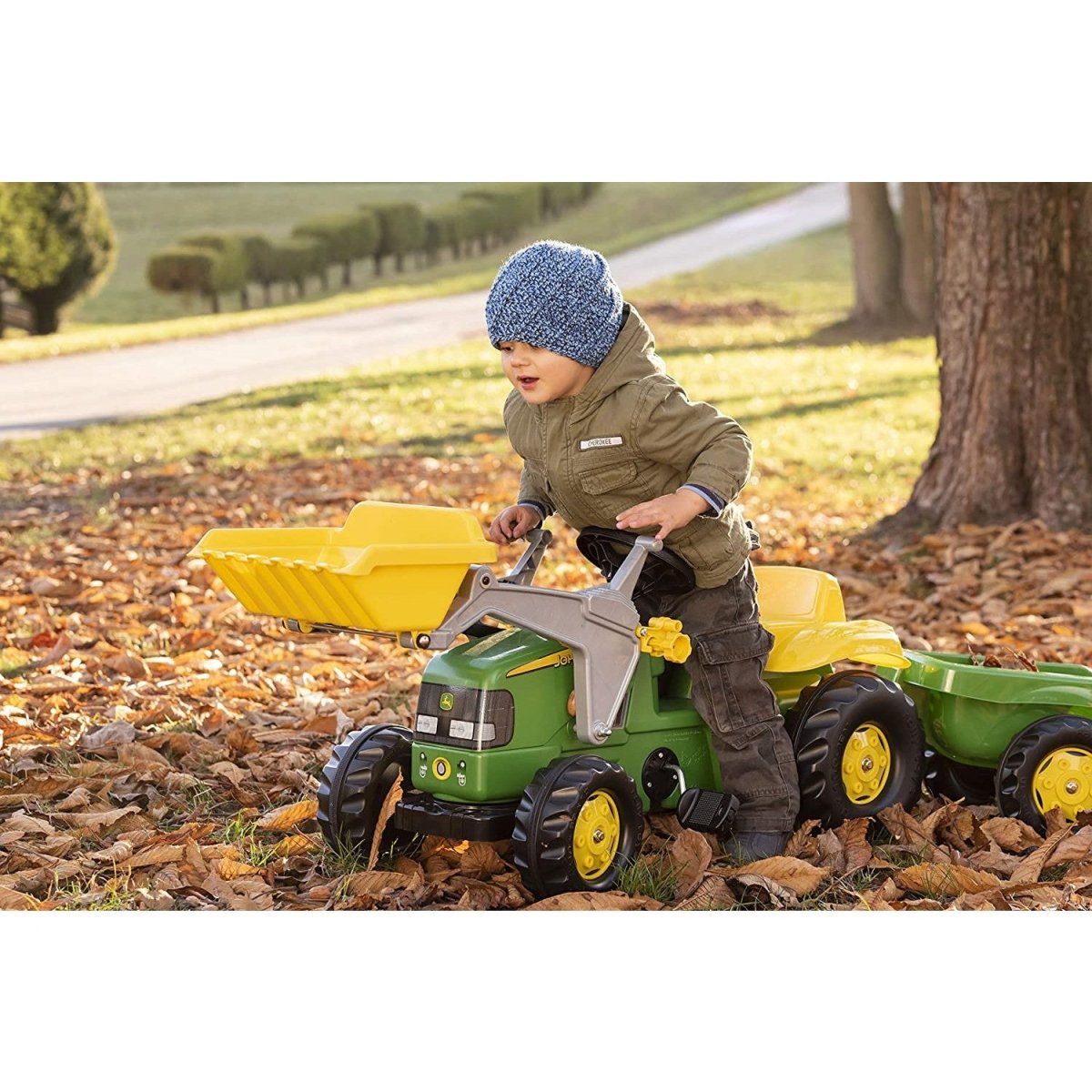 Rolly John Deere Ride On Tractor with Trailer McGreevy s Toys Direct