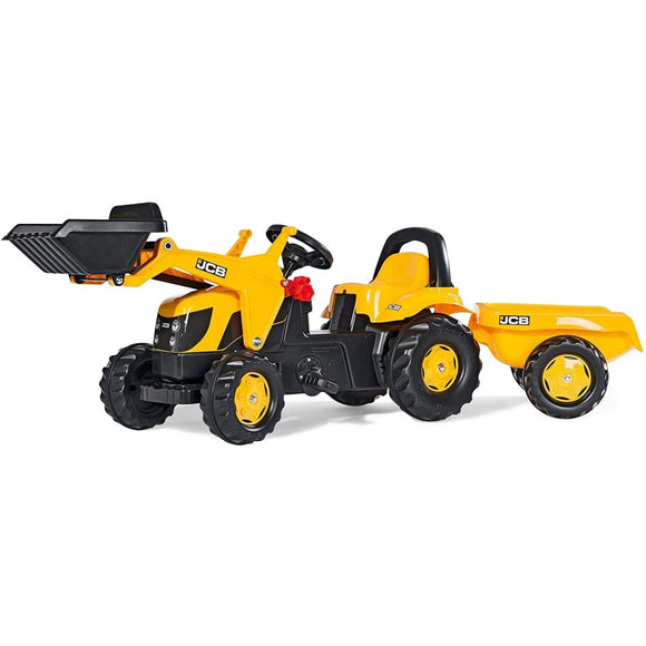 Rolly Kid JCB Tractor with Loader & Trailer - McGreevy's Toys Direct