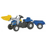 Rolly New Holland Ride-On Tractor with Trailer - McGreevy's Toys Direct