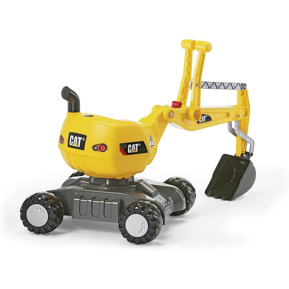Rolly Ride-On CAT Excavator on Wheels - McGreevy's Toys Direct