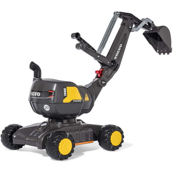 Rolly Ride-On Volvo Excavator on Wheels - McGreevy's Toys Direct