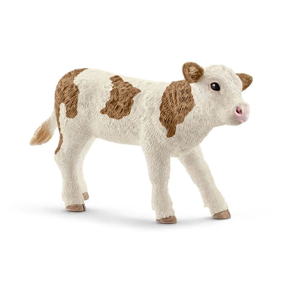 Schleich 13802 Simmental Calf - McGreevy's Toys Direct
