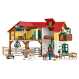 Schleich 42407 Large Farm House with Stable & Animals - McGreevy's Toys Direct