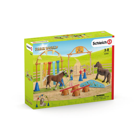 SCHLEICH 42481 Pony Agility training - McGreevy's Toys Direct