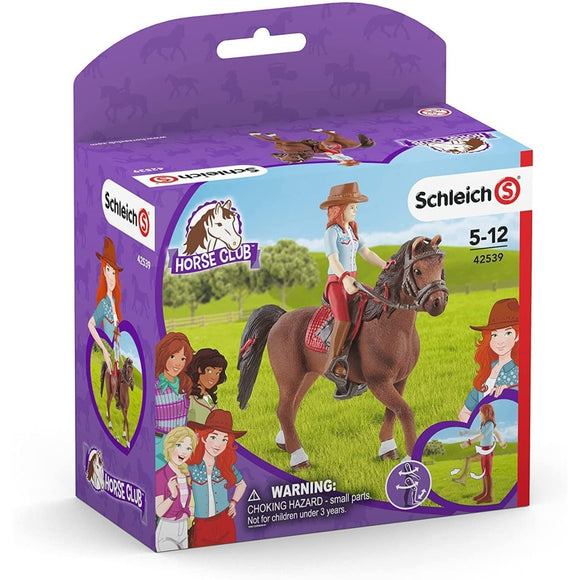 Schleich 42539 Horse Club Hannah & Cayenne - McGreevy's Toys Direct