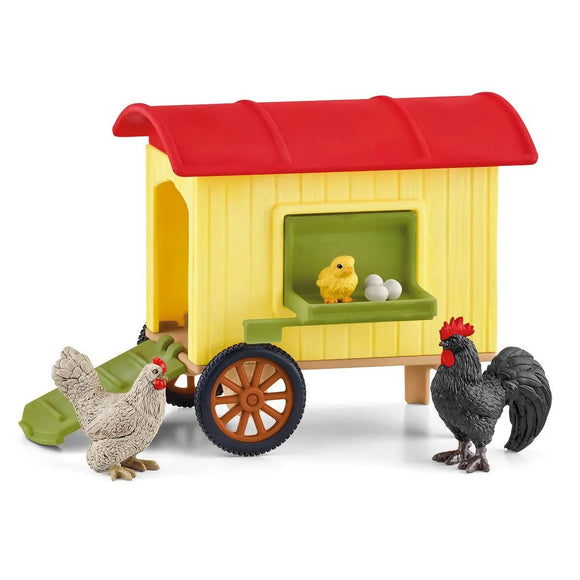 Schleich 42572 Mobile Chicken Coop - McGreevy's Toys Direct