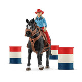 Schleich 42576 Cowgirl Barrel Racing Fun - McGreevy's Toys Direct