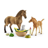 Schleich Horse Club Sarah's Baby Animal Care - McGreevy's Toys Direct