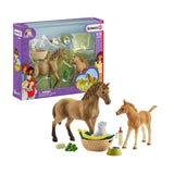 Schleich Horse Club Sarah's Baby Animal Care - McGreevy's Toys Direct