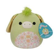 Squishmallows Juniper - Green Donkey With Floral Belly 7.5