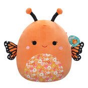 Squishmallows Mony - Orange Monarch Butterfly with Floral Belly 16