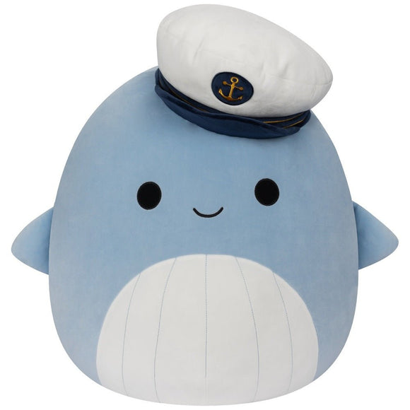 Squishmallows Samir the Blue Whale with Sailor Hat 20” - McGreevy's Toys Direct