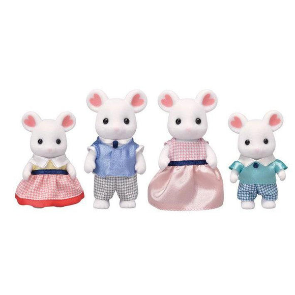 Sylvanian Families Marshmallow Mouse Family - McGreevy's Toys Direct