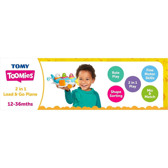 TOMY Toomies 2-in-1 Load & Go Plane - McGreevy's Toys Direct