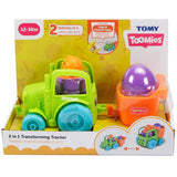 TOMY TOOMIES 2 in 1 Transforming Tractor - McGreevy's Toys Direct
