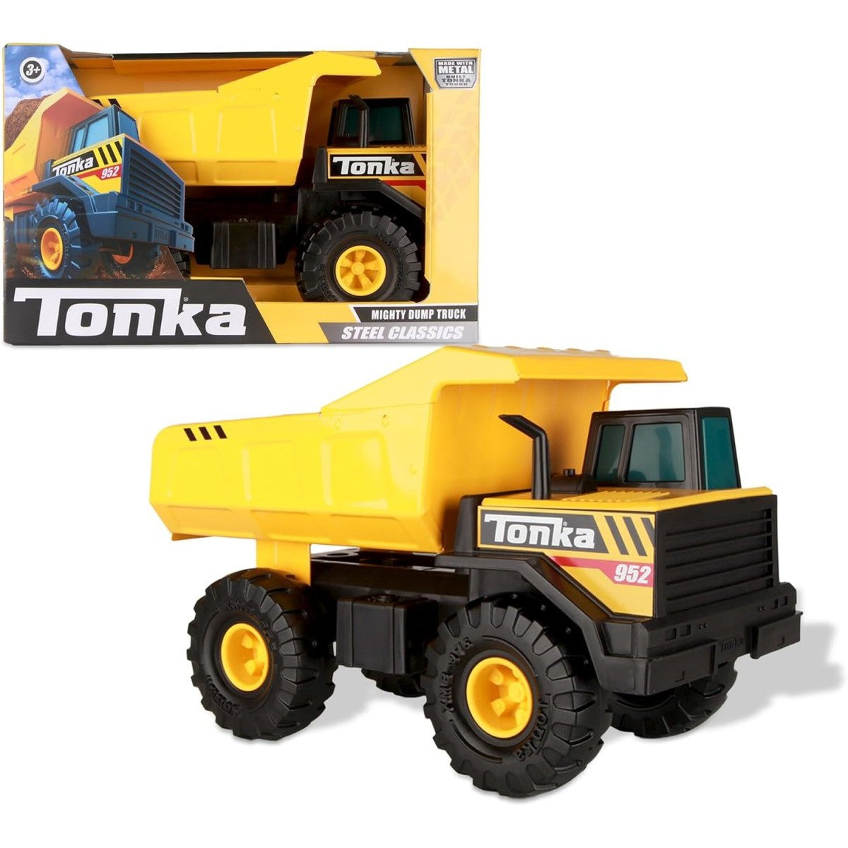 Tonka Steel Classics Mighty Dump Truck McGreevy s Toys Direct