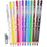 TOP Model 12 Colouring Pencils with Sharpener - McGreevy's Toys Direct