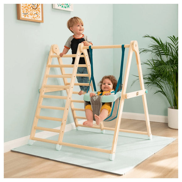 TP Active-Tots Wooden Climb & Swing - McGreevy's Toys Direct