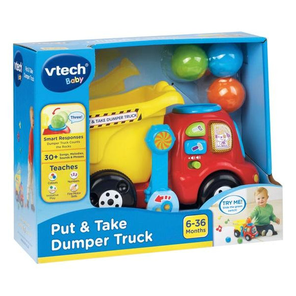 VTech Put and Take Dumper Truck - McGreevy's Toys Direct