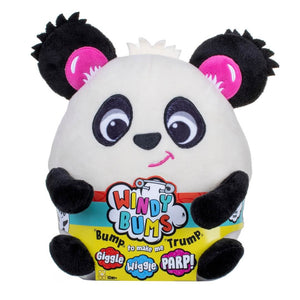 WINDY BUMS CHEEKY FARTING PANDA SOFT TOY - McGreevy's Toys Direct