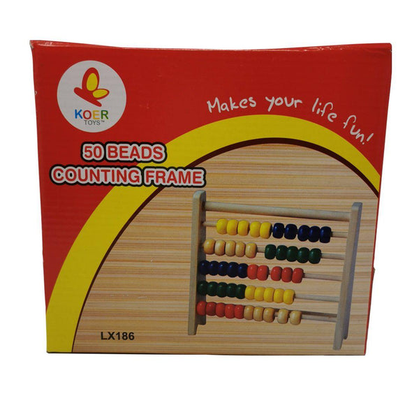 Wooden Counting Frame - McGreevy's Toys Direct